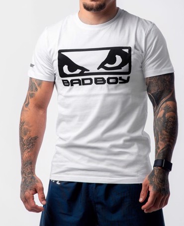 BAD BOY logo classic TSHIRT- white